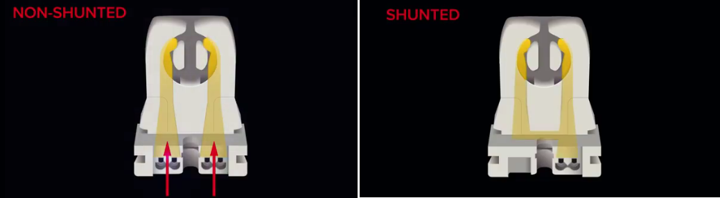 How To Tell The Differences Between Shunted Lampholder And