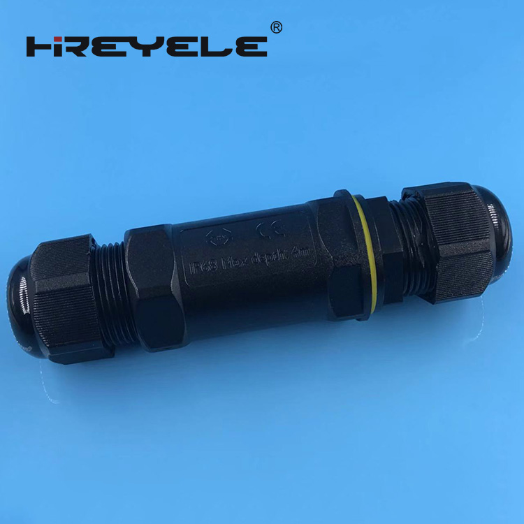 2 3 4 5 Pin Core Joint Outdoor IP68 Waterproof Electrical Cable Wire Connector
