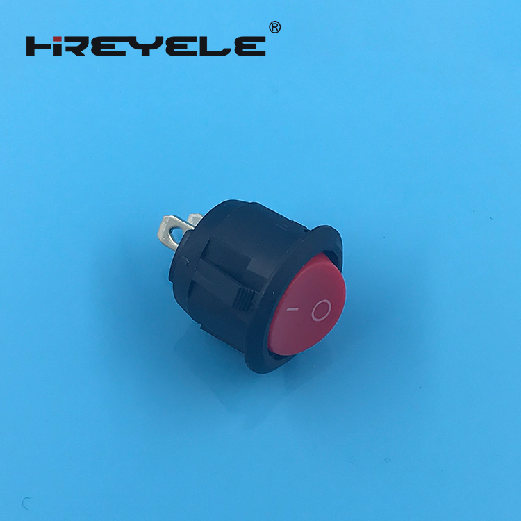 on off miniature 12V round rocker switch