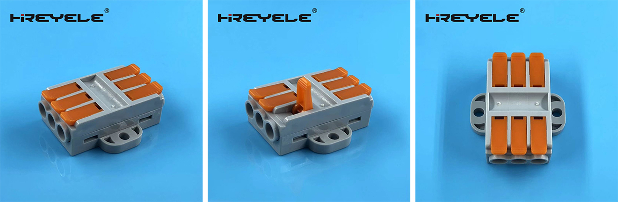 3 Pin Lever Wire Connector