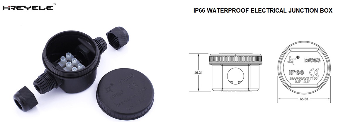 ROUND WATERPROOF JUNCTION BOX