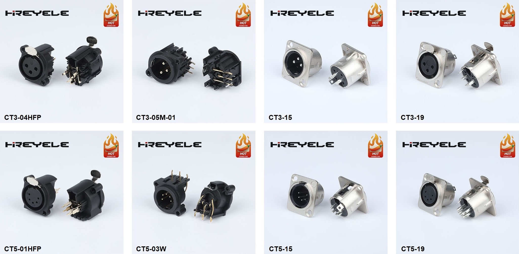 XLR MALE FEMALE SOCKETS