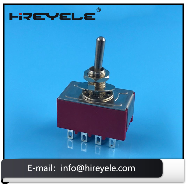 Mini Toggle Switch 4PDT 12Pin On-On Type