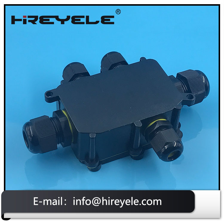 IP68 Junction Box Waterproof Cable Connector Outdoor 5 Way Electrical Plastic Gland Junction Box