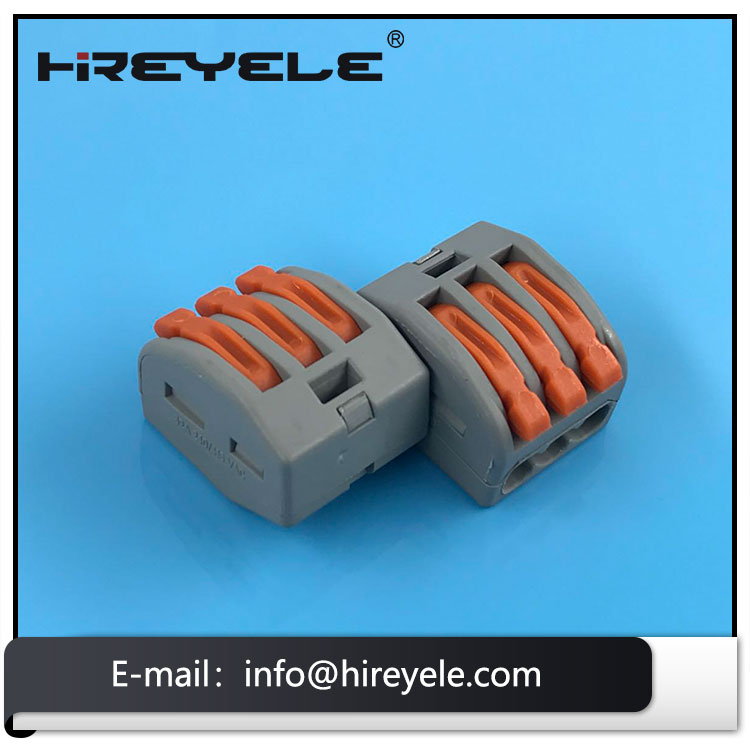 222-413 Lever-Nuts Wire Connectors 3 Ports Standard Quick Splicing Terminal Block Wire Connector