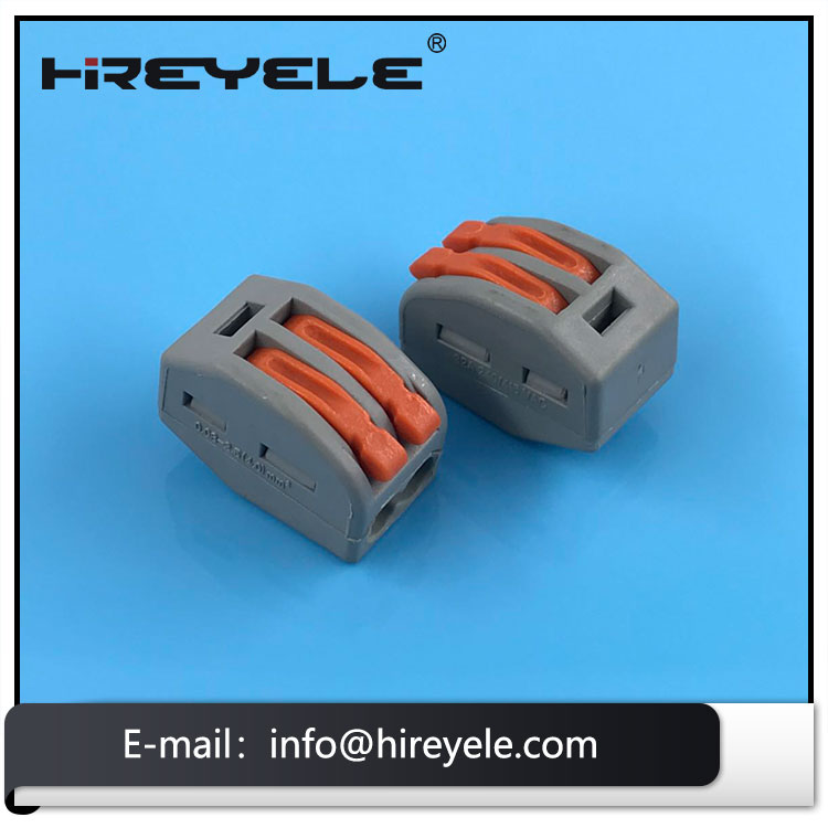 222-412 LEVER-NUTS 2 Conductor Compact Wire Connectors for Solid Stranded Flexible Wires