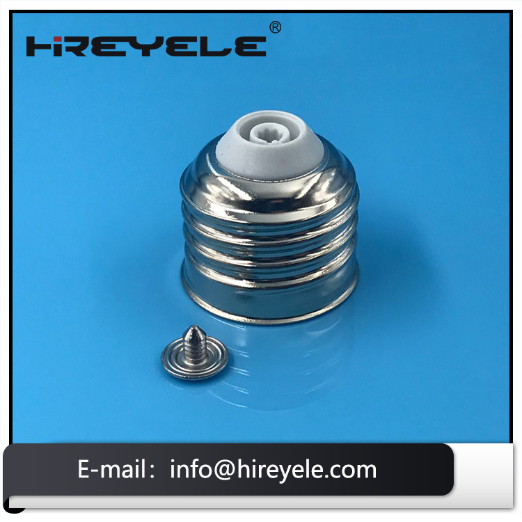 Wholesale No-welding Solder Free Metal E26 Lamp Cap With Cheap Factory Price