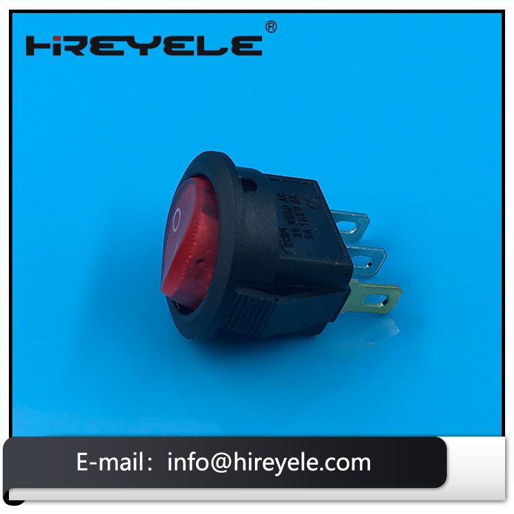 thumbnail image 2 of 5 Sets 20MM ON-OFF SPST Round 12V Rocker Switch With Wires – DAIER 2 of 10