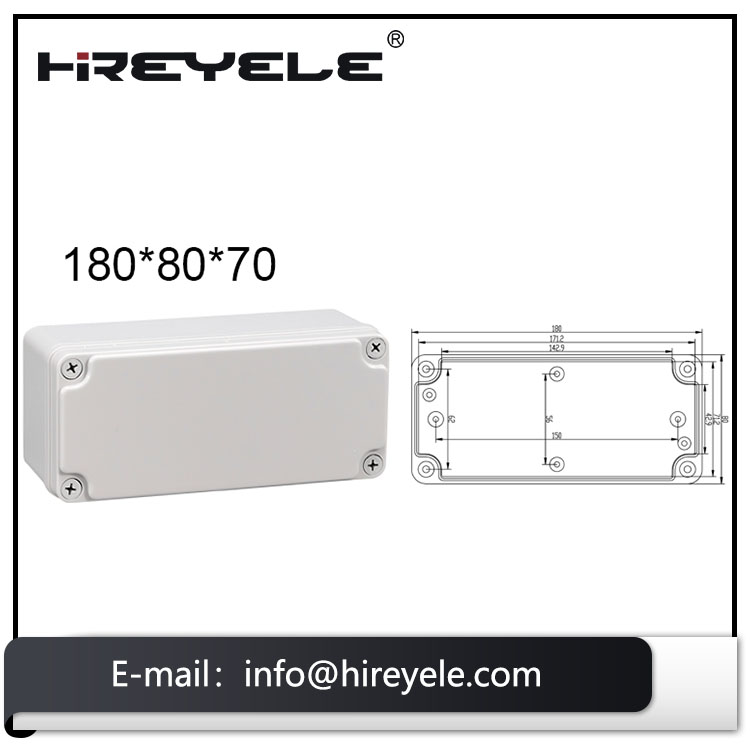 IP67 Protection Level ABS Plastic Waterproof Electrical Junction Box Enclosure