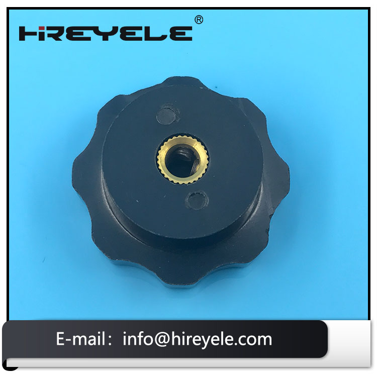 Thread Phenolic Fluted Knob With Brass Insert For Valves