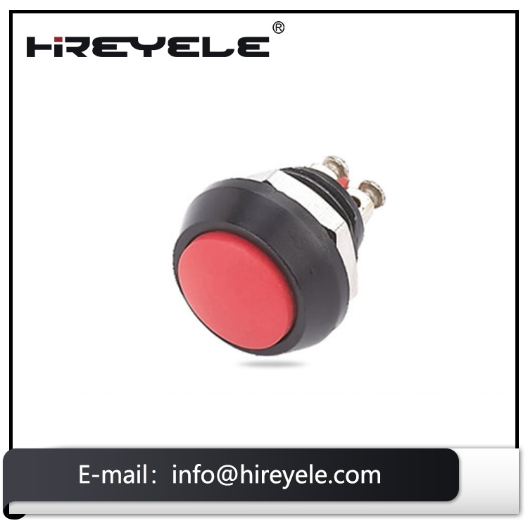 Hot wholesale IP65 waterproof 12mm led illuminated metal push button switch