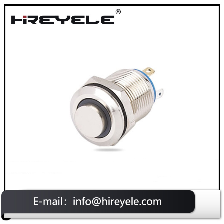 Professional High Round Illuminated 12mm momentary push button switch