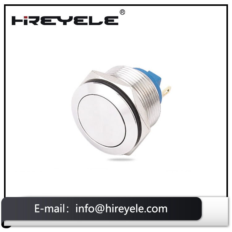 Most popular 22mm mounting metal illuminated momentary push button switch