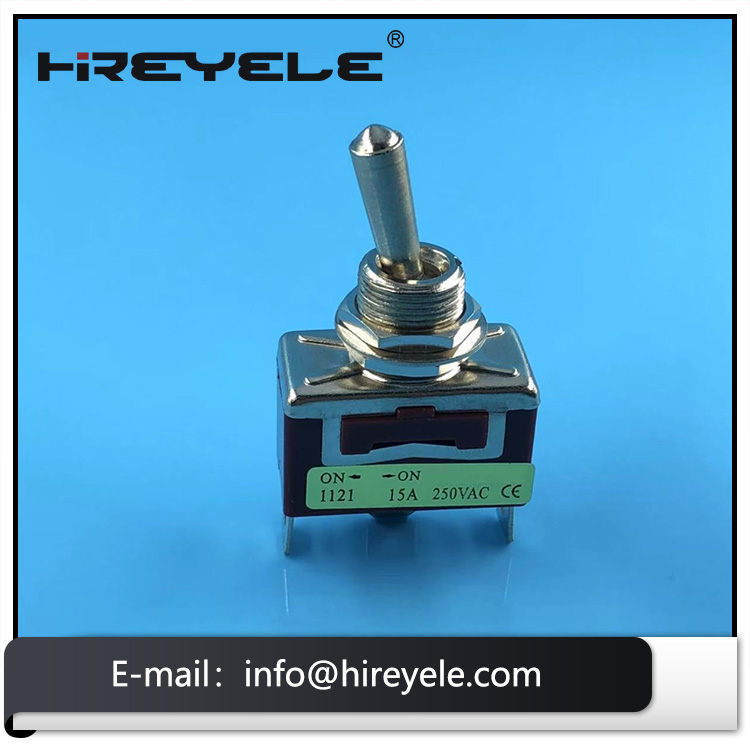 SPST 3P LED Toggle Switch Metal Lever LED Toggle Switch 