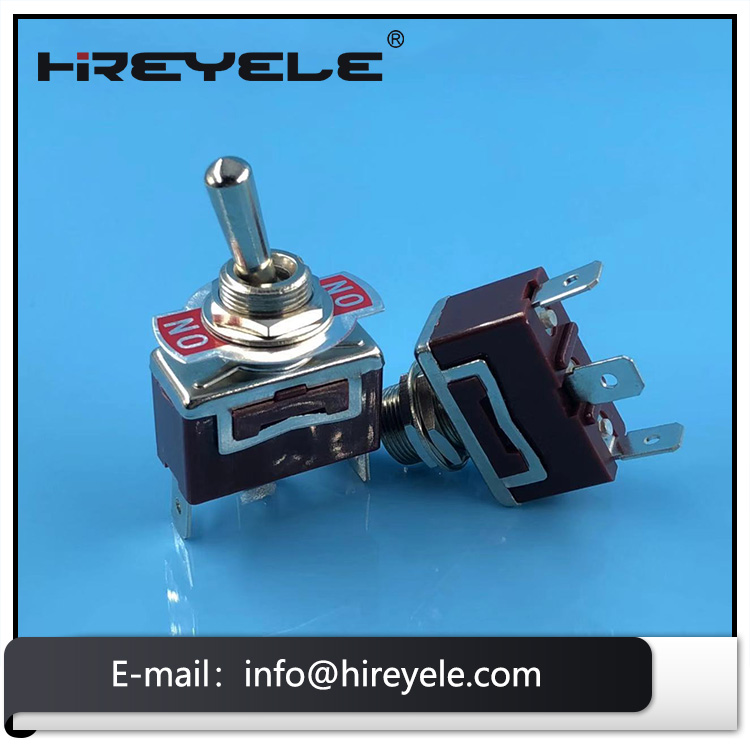 SPST 3P LED Toggle Switch Metal Lever LED Toggle Switch 