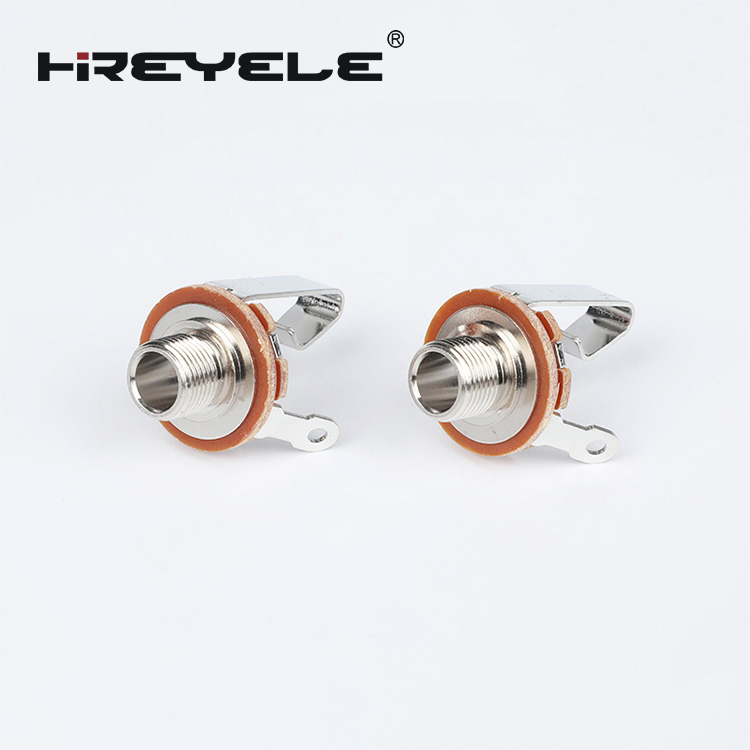 10PCS 6.35mm 1/4" Mono Female Panel Mount Socket Connector - Audio Jack