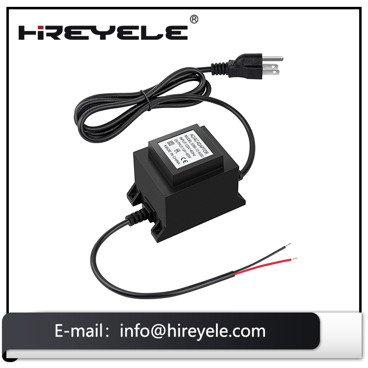 Waterproof Electrical Low Voltage Transformer Power Supply 110-230V AC to AC 12V/24V, IP68 Outdoor Small Transformer for Landscape Lighting, Fountain Lighting, Pool Light